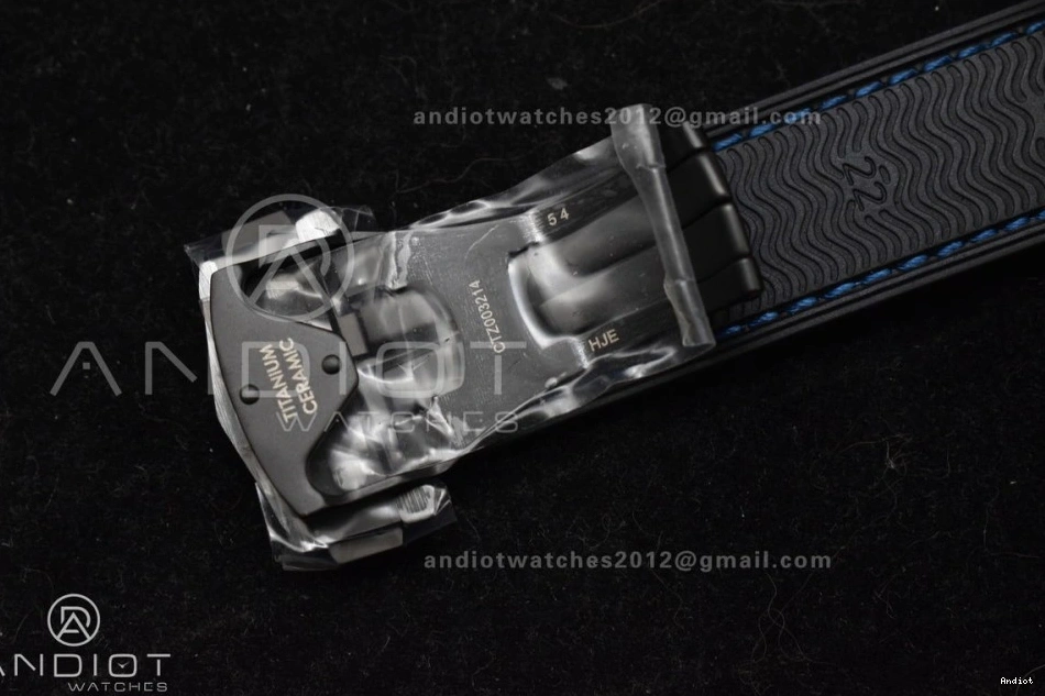 Best Blue Edition Ocean Ceramic A8906 VSF Deep 1:1 Real Nylon on Clone Strap 45.5mm Black Black Super Planet 1231